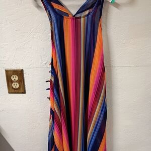 No Boundaries Colorful Striped Blouse